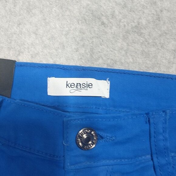 Kensie Jeans Shorts Womens 6/28 Blue Stretch Cotton Raw Cut Off Hem 4 Inseam. - Picture 3 of 6